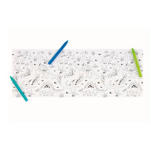 Blue & Green Dinosaur Coloring Rolls and Crayons 3ct