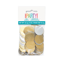 Foil Silver and Gold Confetti 2oz