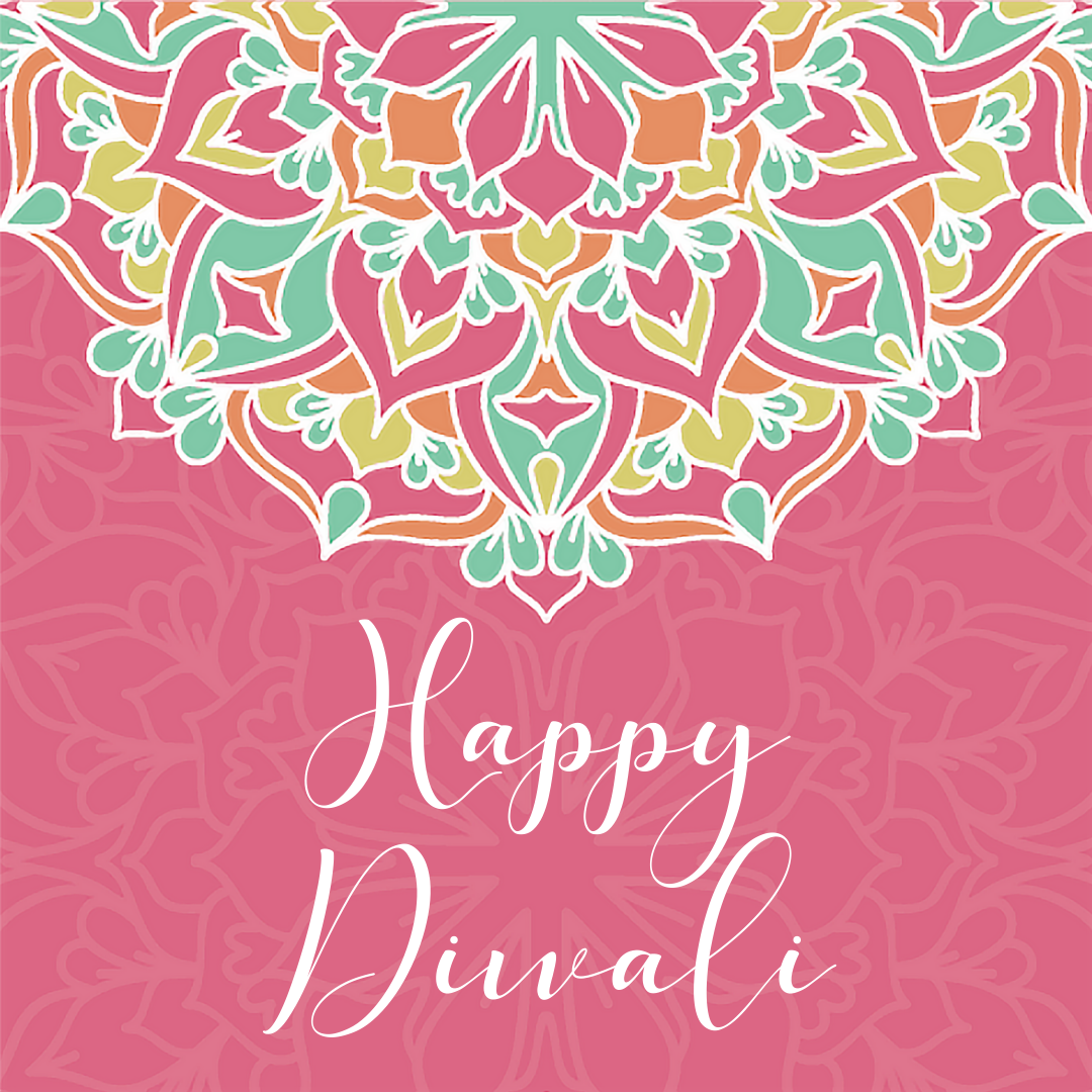 Diwali Bright Mandala Greeting Cards - 6 pack