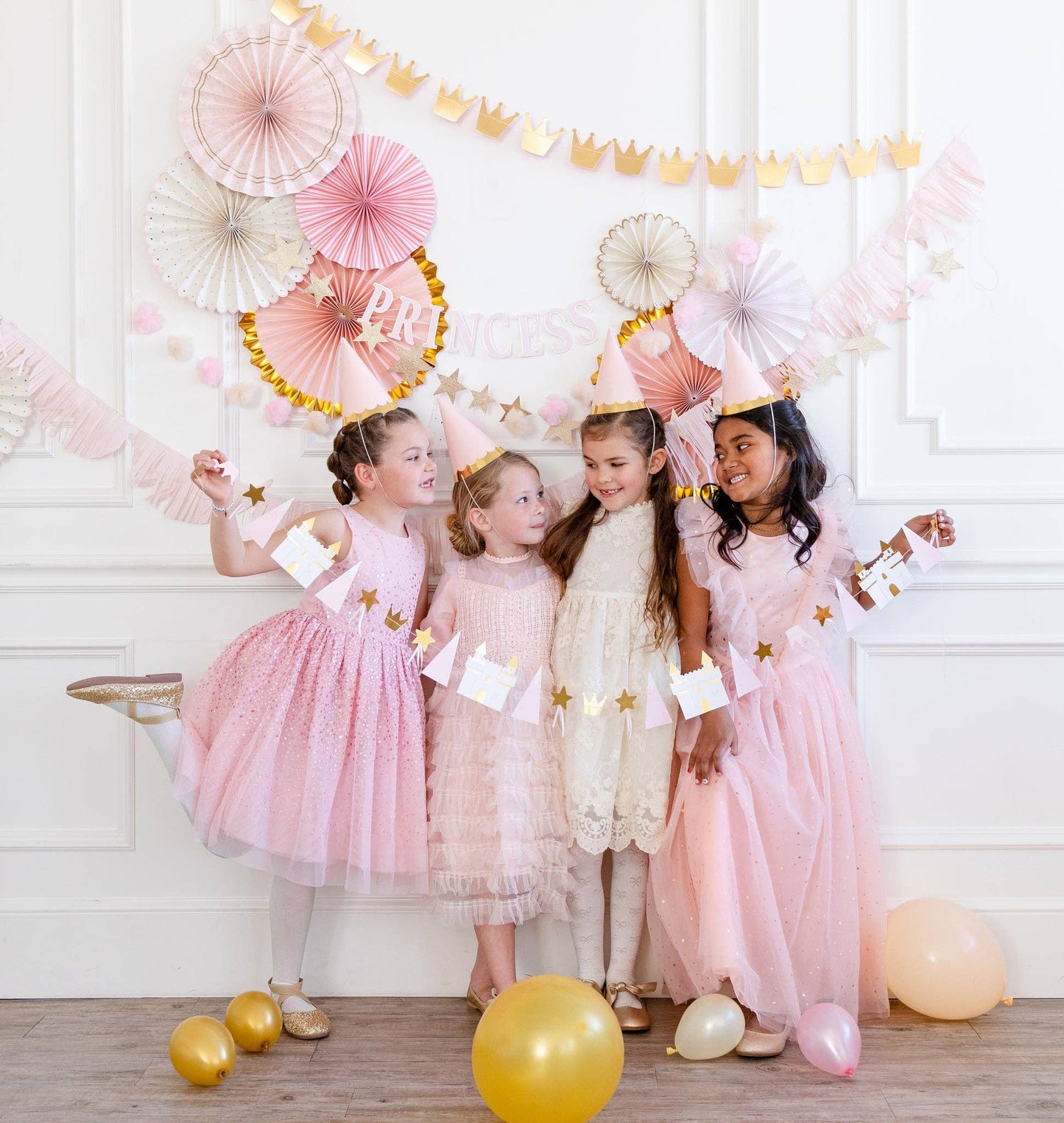 Princess Party Fans 6ct