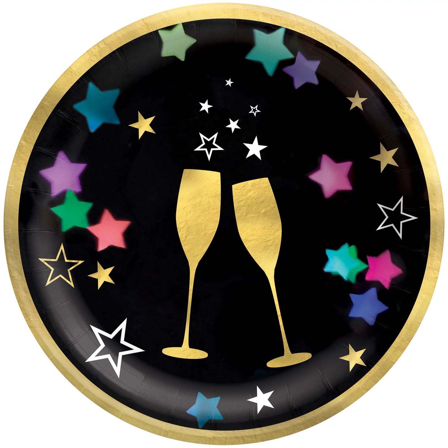 Starlight 6 3/4" Round Plates 8ct
