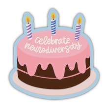 Celebrate Neurodiversity Cake Sticker
