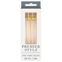 Gold Bamboo Food Picks 20ct