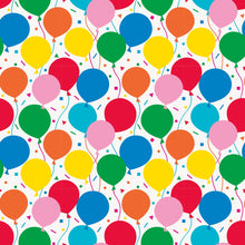Colorful Balloons Gift Wrap 30in x 5ft