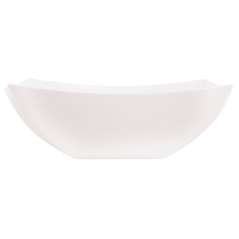 White Square Plastic 12 Serving Bowl