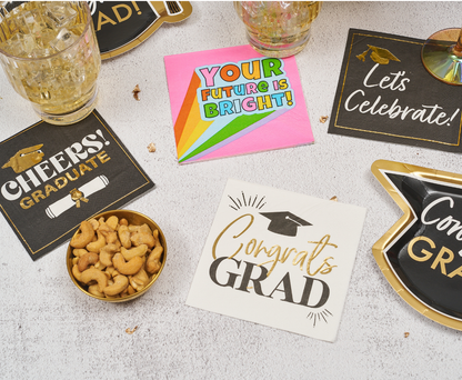 Congrats Grad Cocktail Napkins /26pk