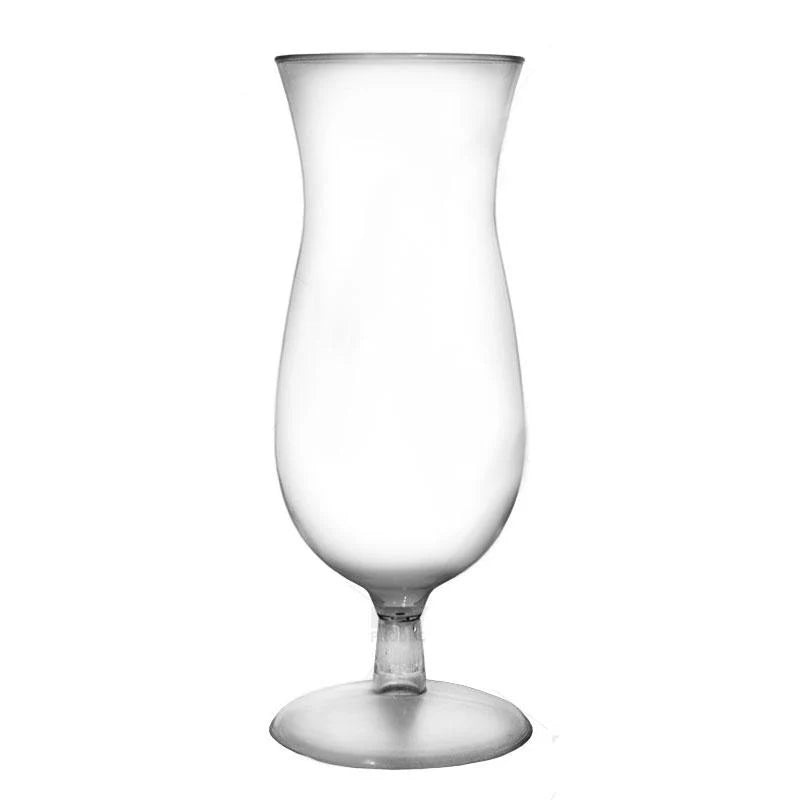 14oz Plastic Hurricane Glasses 5ct