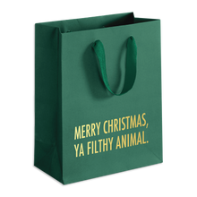 Filthy Animal - Christmas Gift Bag (Green)