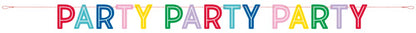 Colorful Party Letter Banner
