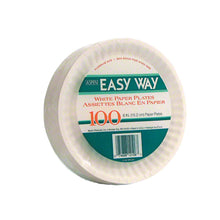 6in Uncoated Paper Plates 100ct