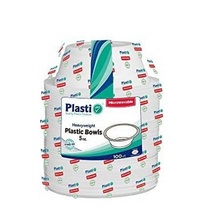 5oz White Plastic Bowls 100ct