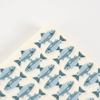 Fish Pattern Guest Towels 16ct