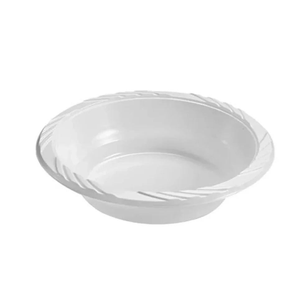 12oz White Plastic Bowls 100ct