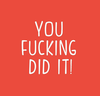 You Fuc*ing Did It! Latex Balloon
