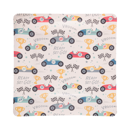 Miles per Hour Race Pattern 9in Plates 8ct