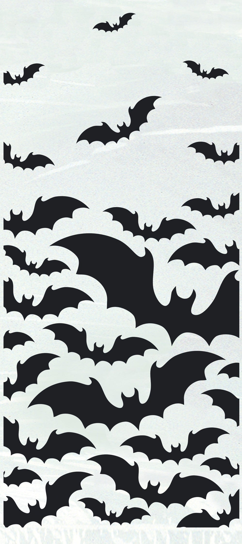 Black Bats Halloween Cellophane Bags 20ct