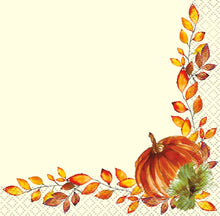 Watercolor Fall Pumpkins Beverage Napkins 16ct