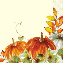 Watercolor Fall Pumpkins Lunch Napkins 16ct