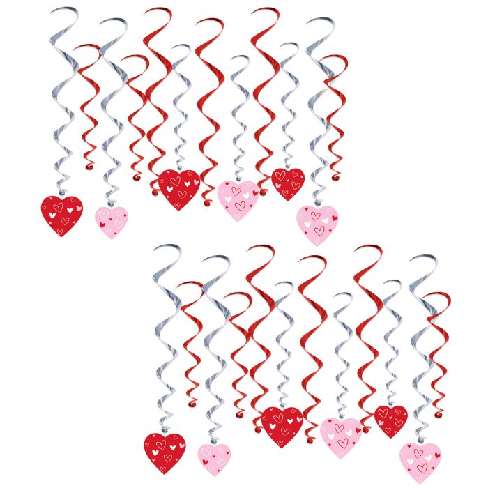 Valentine's Day Heart Whirls 24ct