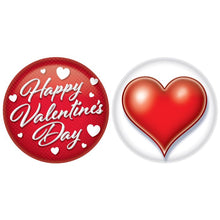 Valentine's Day Buttons 2ct
