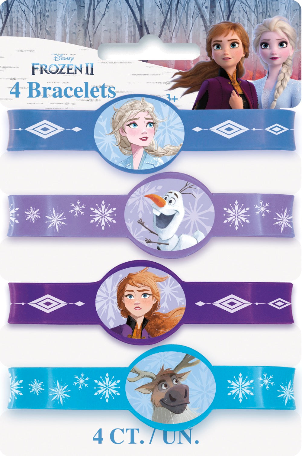 Disney Frozen Stretchy Bracelets 4ct