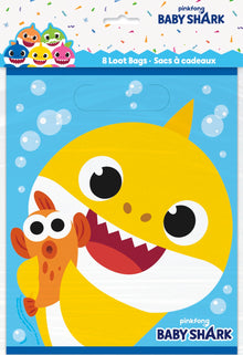 Baby Shark Loot Bags 8ct