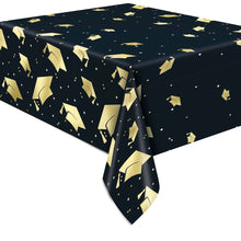 Starry Graduation Rectangular Foil Table Cover 54 x 84