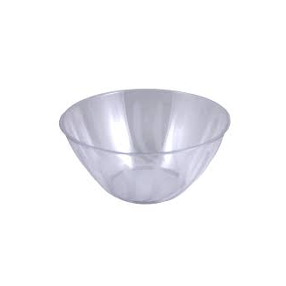Clear Plastic Swirl Bowl