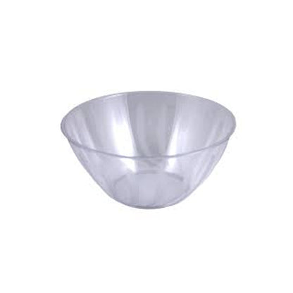 Clear Plastic Swirl Bowl