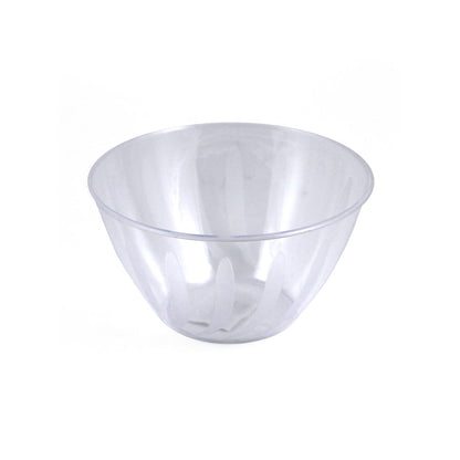 Clear Plastic Swirl Bowl