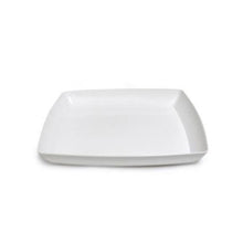 Simply Squared White Plastic Bowls & Tray
