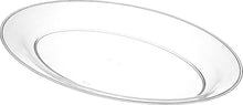 Clear Oval Plastic Tray