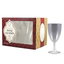 8oz Sovereign Plastic Wine Glasses 1-Piece 8ct