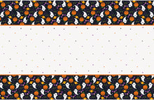 Cat & Pumpkin Rectangular Plastic Table Cover 54 x 84