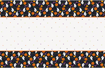 Cat & Pumpkin Rectangular Plastic Table Cover 54 x 84