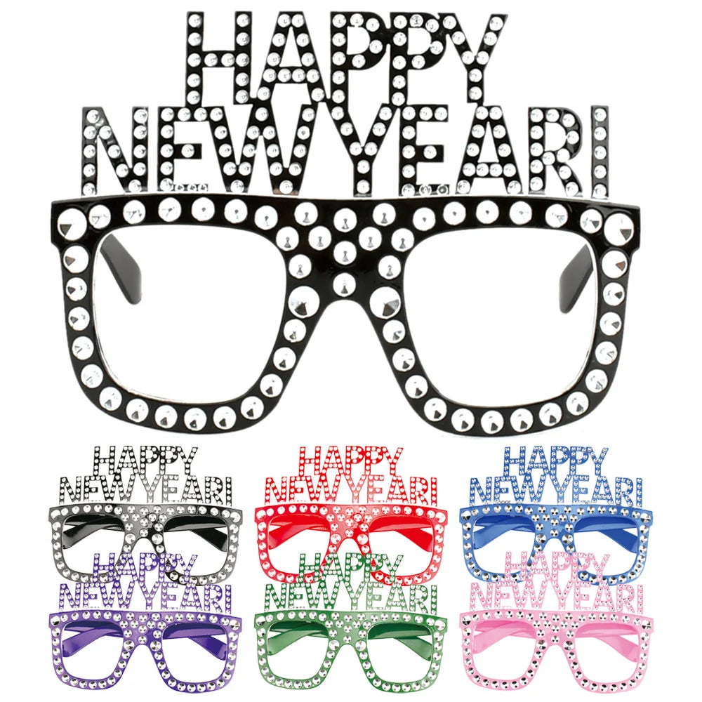 New Year Bling Glasses - 1 Assorted Color