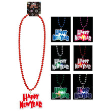 Happy New Year LED Necklace - 1 Assorted Color
