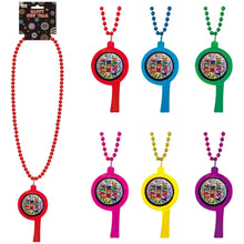 Happy New Year Flashing Whistle Necklace - 1 Assorted Color