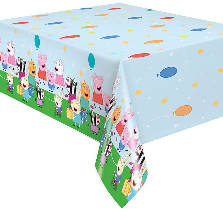 Peppa Pig Plastic Table Cover 54" x 84"