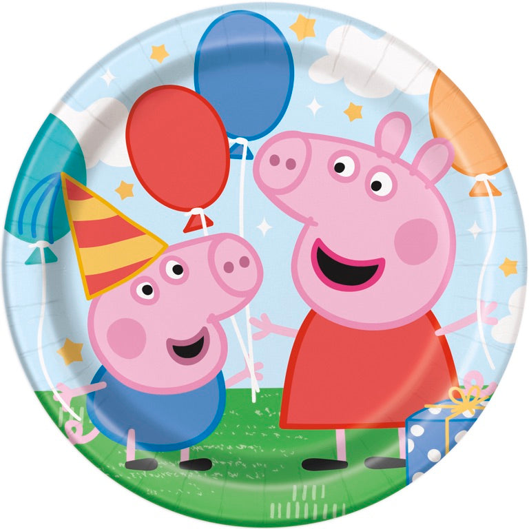 Peppa Pig 9" Plates 8ct
