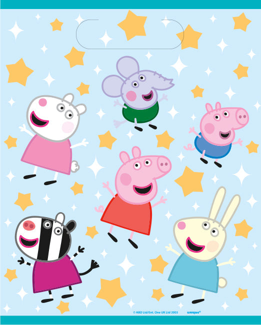 Peppa Pig Loot Bags 8ct