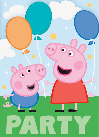Peppa Pig Invitations 8ct