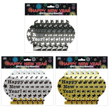 Happy New Year Blowout BSG 6ct - 1 Assorted Color