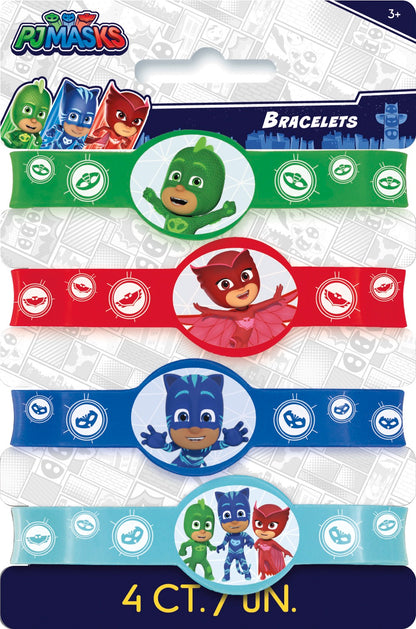 PJ Masks Stretchy Bracelets 4ct
