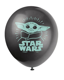 Mandalorian The Child 12in Latex Balloons 8ct