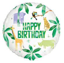 Animal Safari 18in Mylar Balloon