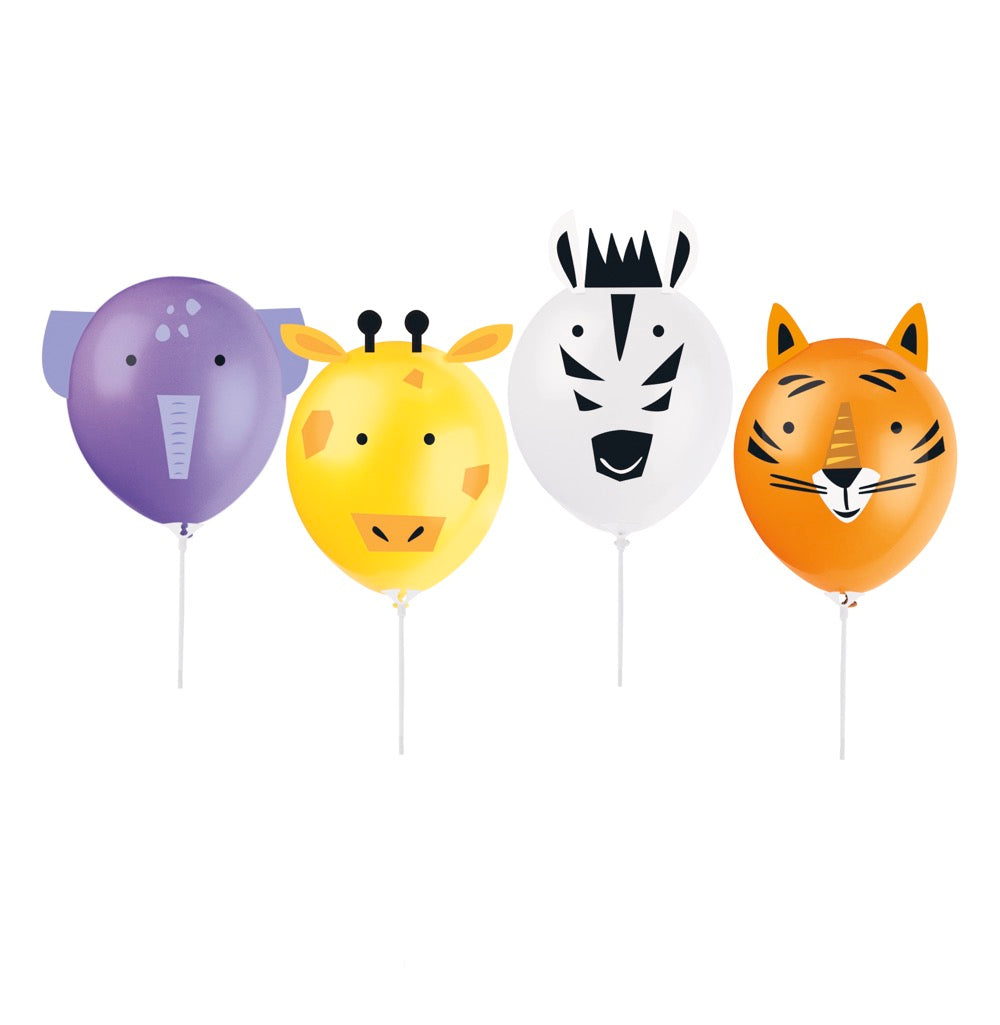 Make Your Own Animal Safari 12 Latex Balloon Activity Kit 4ct