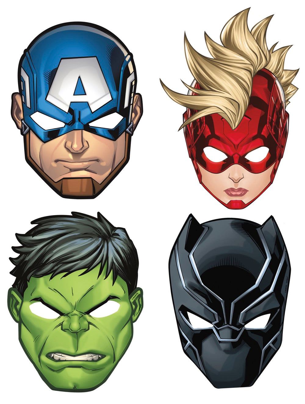 Avengers Masks 8ct