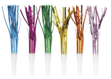 Assorted Color Foil Squawkers 6ct