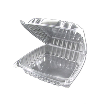 Clear Hinged Plastic Food Container